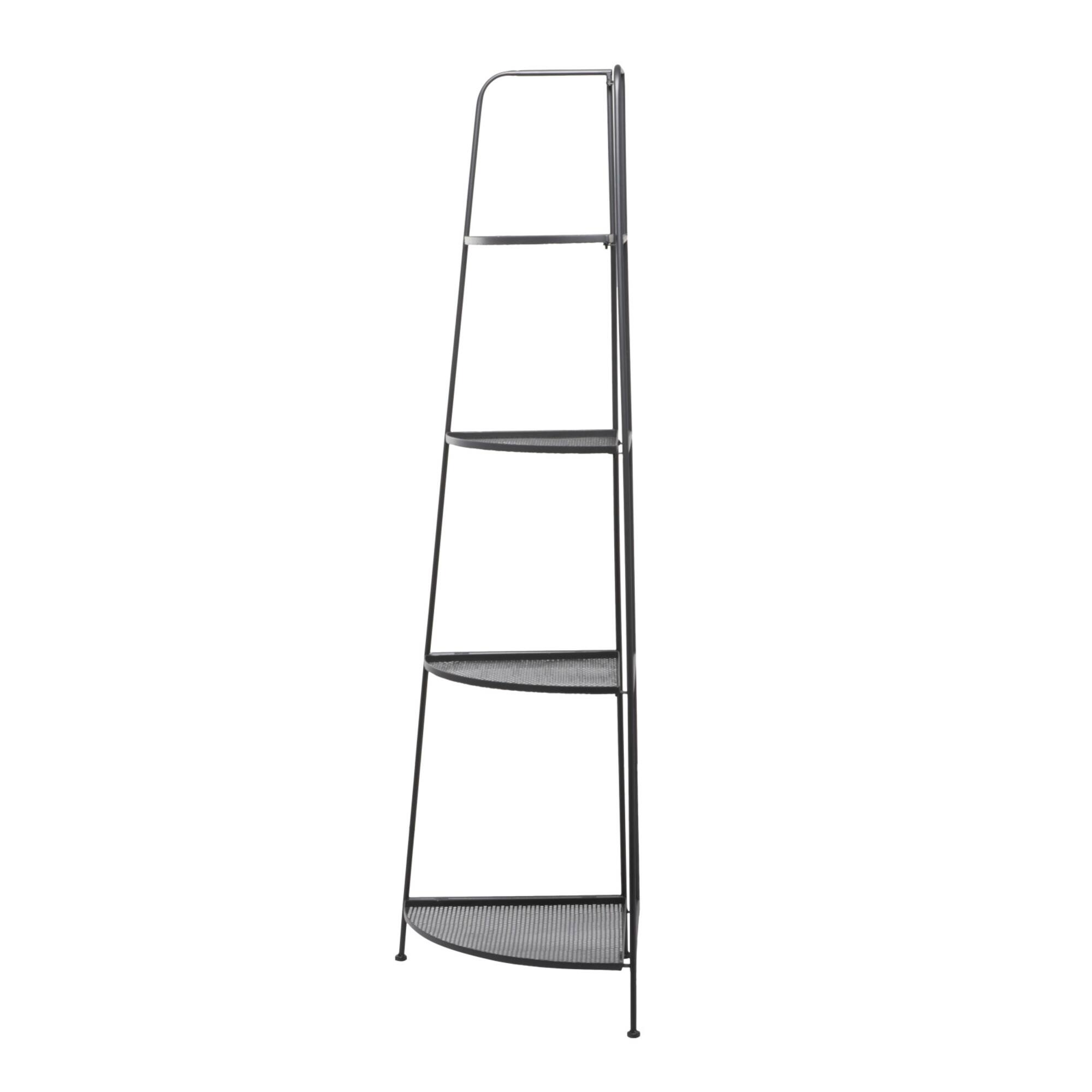 Black Iron Contemporary Bakers Rack, 27" x 22" x 16"